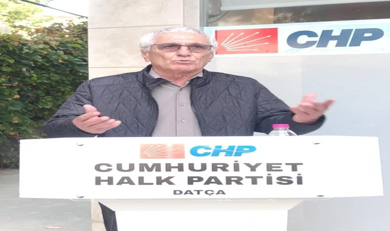 CHP Datça Belediye Başkan aday aday Alim Karaman'dan basın açıklaması