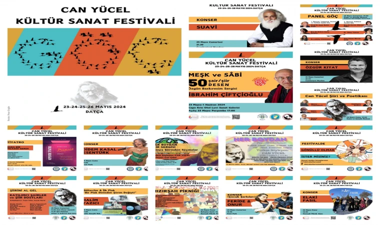 CAN YÜCEL KÜL­TÜR SANAT FESTİVALİ BU PER­ŞEM­BE BAŞ­LI­YOR