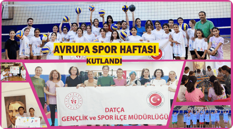 AVRUPA SPOR HAFTASI DATÇA’ DA  COŞKUYLA KUTLANDI