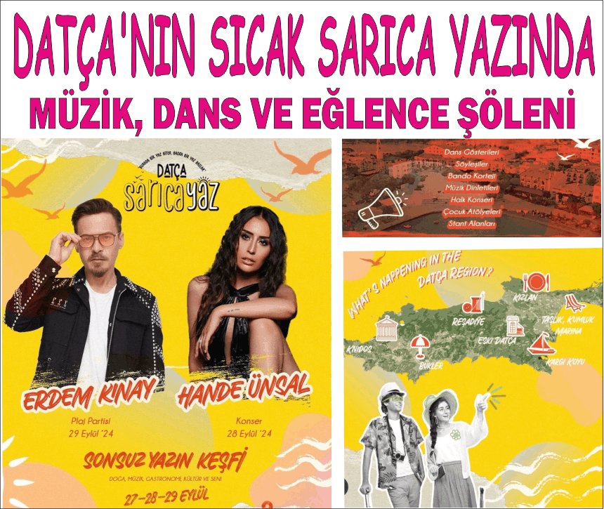 DATÇA 2. SARICAYAZ FESTİVALİ İLE RENKLENECEK