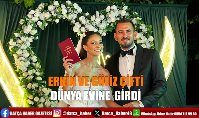 GÜLİZ VE ERKİN ÇİFTİ DÜNYA EVİNE GİRDİ