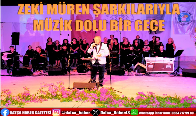 ZEKİ MÜREN ŞARKILARIYLA MÜZİK DOLU BİR GECE