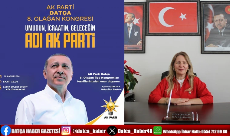 BAŞKAN ÇUHADAR’DAN AK PARTİ KONGRESİ’NE DAVET