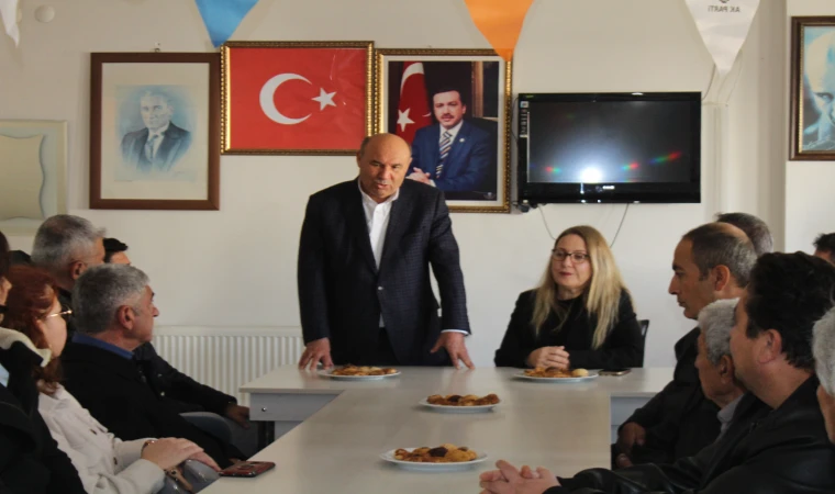 AK PARTİ MİLLETVEKİLİ YAKUP OTGÖZ, DATÇA AK PARTİ İLÇE BAŞKANLIĞINI ZİYARET ETTİ