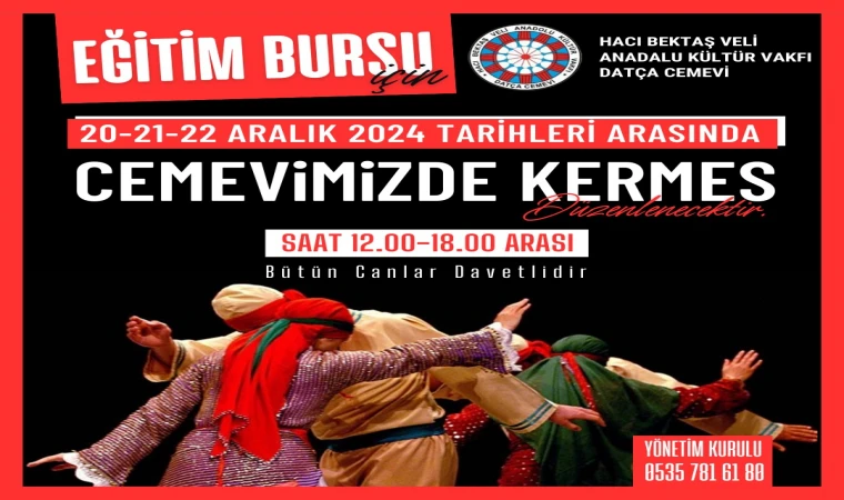 Datça Cemevi'nden Eğitim Bursu İçin Kermes