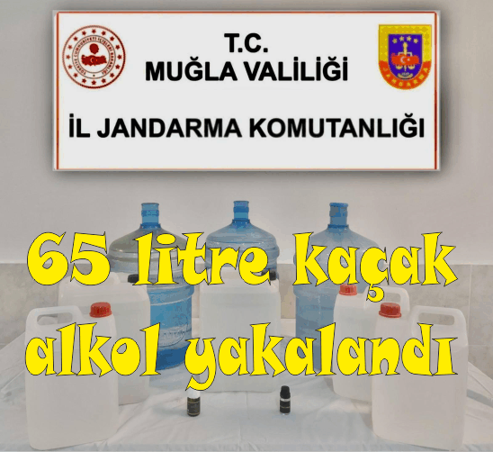 65 Litre El Yapımı Rakı Ele Geçirildi