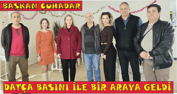 AK PARTİ DATÇA İLÇE BAŞKANI AYCAN ÇUHADAR ÇALIŞAN GAZETECİLER GÜNÜNDE BASINLA BİR ARAYA GELDİ.