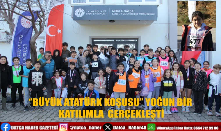 ‘’BÜYÜK ATATÜRK KOŞUSU’’ YOĞUN BİR KATILIMLA GERÇEKLEŞTİ