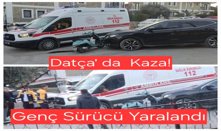 Datça'da Trafik Kazası: Motosiklet Sürücüsü Hafif Yaralandı