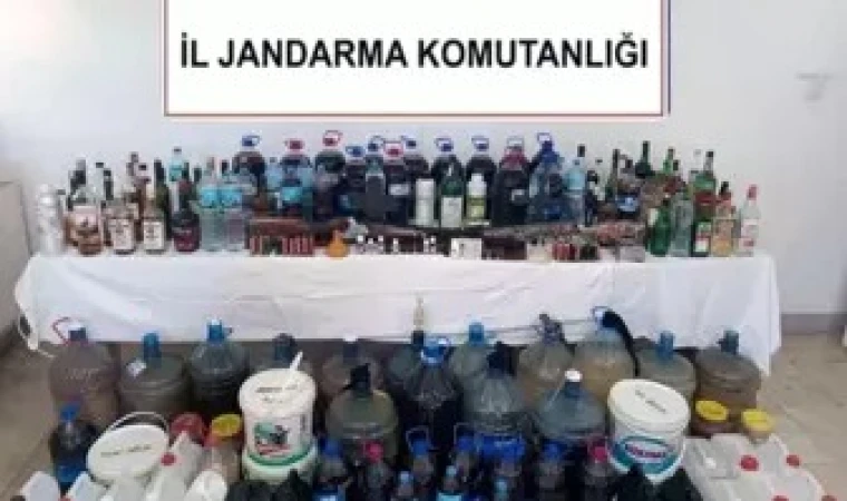 JANDARMA’ DAN KAÇAK İÇKİ OPERASYONU