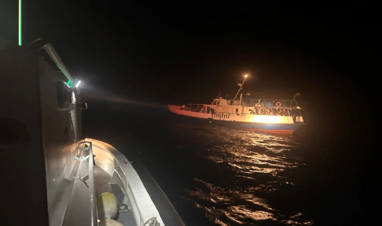 DATÇA AÇIKLARINDA DÜZENSİZ GÖÇMEN OPERASYONU