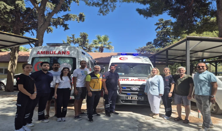 DATÇA 1 NOLU 112 ACİL İSTASYONUNA YENİ AMBULANS TESLİM EDİLDİ