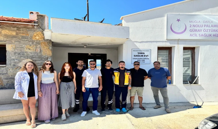 DATÇA’DA TATİLCİLERE SAĞLIK HİZMETİ: YAKA SAĞLIK EVİ’NDE TURİZM POLİKLİNİĞİ AÇILDI