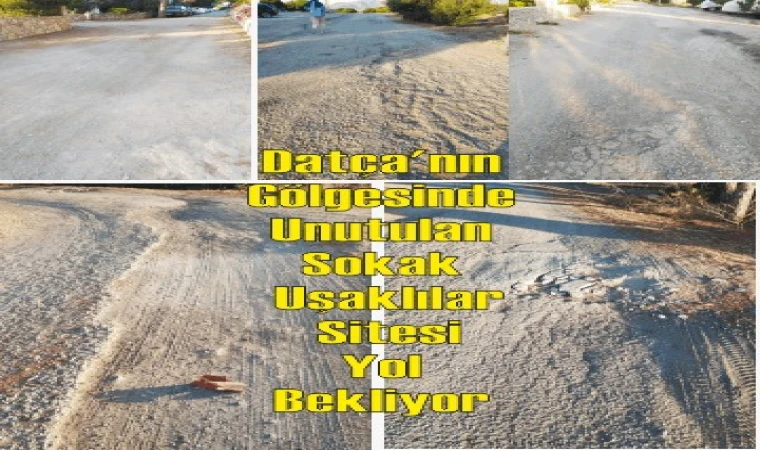 UŞAKLILAR SİTESİ SAKİNLERİNDEN YOL TALEBİ “TOZ DUMAN İÇİNDE YAŞAMAKTAN YORULDUK”