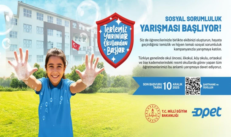 “Tertemiz Yarınlar Okullardan Başlar” Yarışması Başlıyor