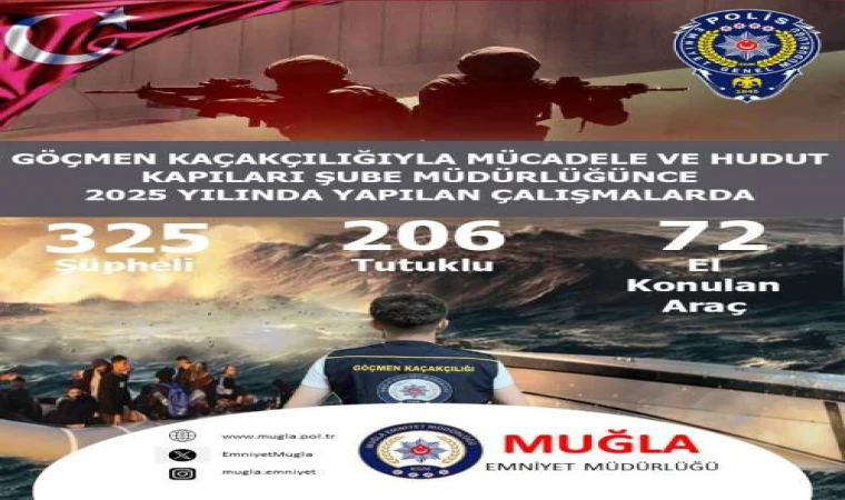 Muğla’da Göçmen Kaçakçılığına Geçit Yok 325 Şüpheli Yakalandı 206 Tutuklama
