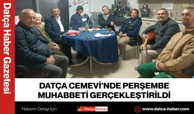 Datça Cemevi’nde Perşembe Muhabbeti Gerçekleştirildi