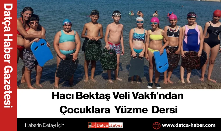 Hacı Bektaş Veli Vakfı'ndan Çocuklara Yüzme Dersi