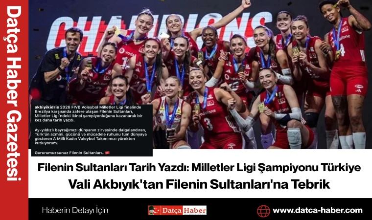 Filenin Sultanları Tarih Yazdı: Milletler Ligi Şampiyonu Türkiye