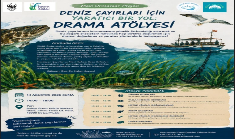 DATÇA’DA DENİZ ÇAYIRLARI İÇİN YARATICI BULUŞMA