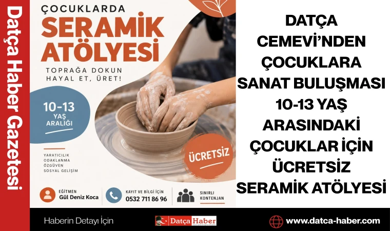 DATÇA CEMEVİ’NDEN ÇOCUKLARA SANAT BULUŞMASI