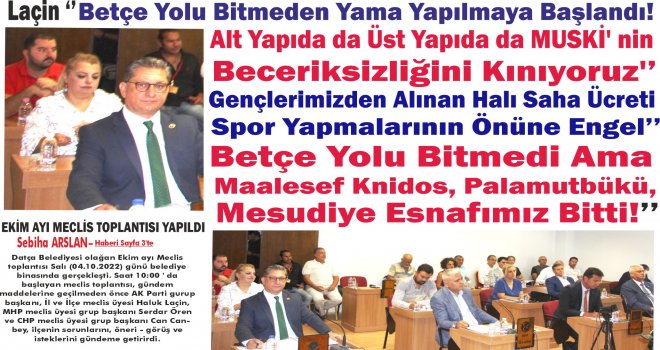 ''Bet­çe Yolu Bit­me­den Yama Ya­pıl­ma­ya Baş­lan­dı!''