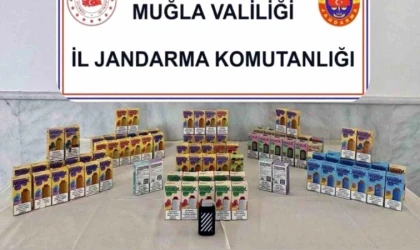 DATÇA'DA ÇOK SA­YI­DA KAÇAK ELEKT­RO­NİK Sİ­GA­RA YA­KA­LAN­DI