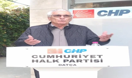 CHP Datça Belediye Başkan aday aday Alim Karaman'dan basın açıklaması