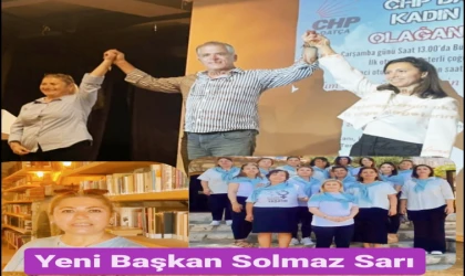 CHP Datça Kadın Kollarının yeni Başkanı Solmaz Sarı oldu