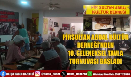 PİRSULTAN ABDAL KÜLTÜR DERNEĞİ’NDEN 10. GELENEKSEL TAVLA TURNUVASI BAŞLADI