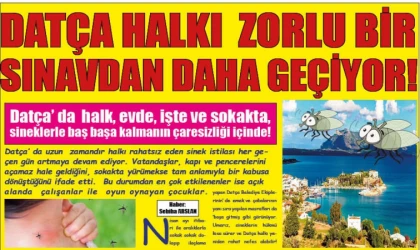 DATÇA HALKI ZORLU BİR SINAVDAN DAHA GEÇİYOR!