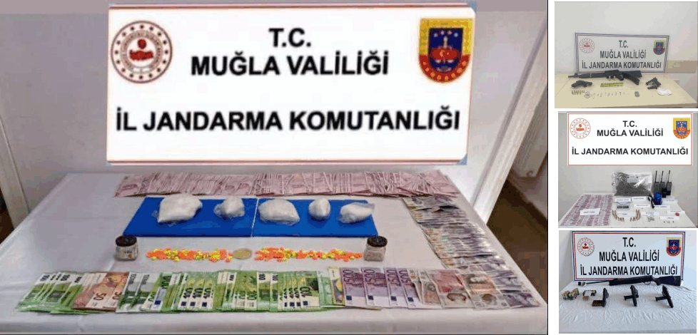 MUĞLA GENELİNDE UYUŞTURUCU VE SİLAH OPERASYONU!