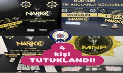 Muğla Emniyetinden Narkotik Operasyon! 4 Kişi Tutuklandı.