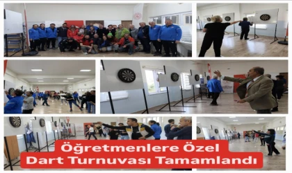 Öğretmenler Günü Dart Turnuvası Tamamlandı