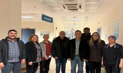 AK PARTİ İL BAŞKANI HALUK LAÇİN VE İLÇE BAŞKANI AYCAN ÇUHADAR'DAN YILIN SON SAATLERİNDE ZİYARET