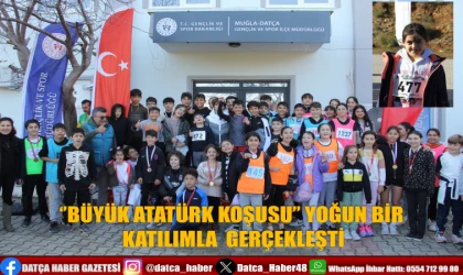 ‘’BÜYÜK ATATÜRK KOŞUSU’’ YOĞUN BİR KATILIMLA GERÇEKLEŞTİ