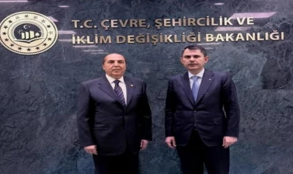 ÇEVRE SORUNLARINA ÇÖZÜM ARAYIŞI PROF. DR. AYDIN AYAYDIN, BAKAN KURUM İLE GÖRÜŞTÜ