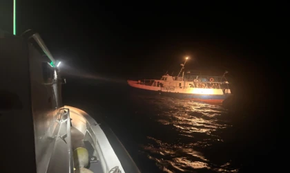 DATÇA AÇIKLARINDA DÜZENSİZ GÖÇMEN OPERASYONU