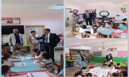 FERMAN AKBULUT VE BÜLENT ALDAL' DAN ANAOKULUNA ZİYARET