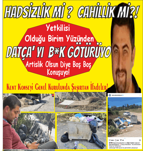GAZETEMİZE SAYGISIZ İFADELERDE BULUNANAN, ilke curacı’ YA MHP İLÇE BAŞKANI OĞUZHAN ÖZÇELİK’ DEN ‘’HAD BİLDİRME’'!
