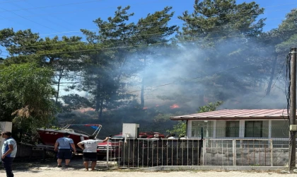 Hisarönü’nde Orman Yangını! Havadan ve Karadan Müdahale