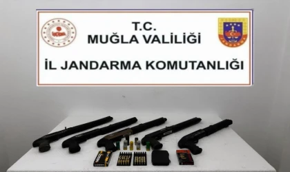 Ruhsatsız Silah Operasyonu: 5 Tüfek ve Fişekler Ele Geçirildi