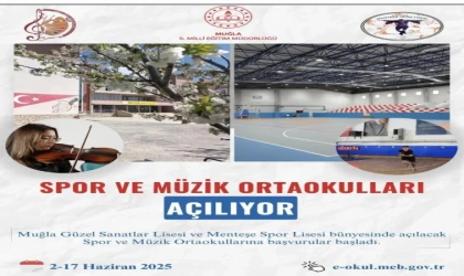 DATÇA İLÇE MİLLİ EĞİTİM MÜDÜRLÜĞÜ DUYURDU: MUĞLA SPOR ORTAOKULU AÇILIYOR!