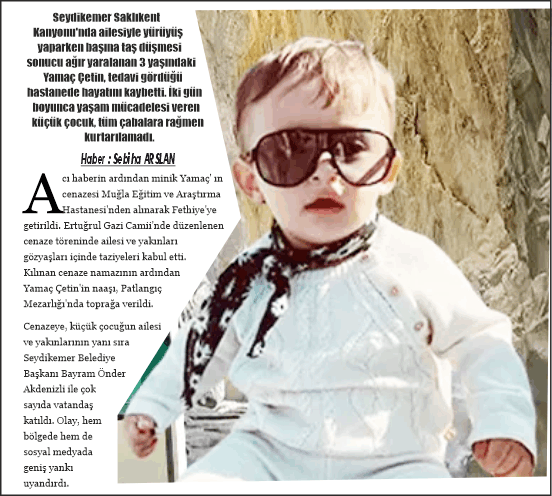 KANYONDA YAŞANAN FACİADA MİNİK YAMAÇ TOPRAĞA VERİLDİ