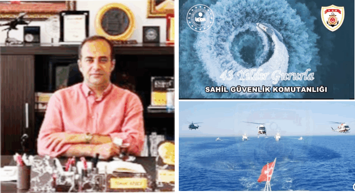 KAYMAKAM ATICI’DAN SAHİL GÜVENLİK KOMUTANLIĞI'NA 43. YIL KUTLAMASI