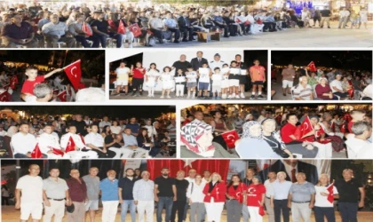 15 TEMMUZ ANMA PROGRAMIYLA DEMOKRASİ VE BİRLİK VURGULANDI