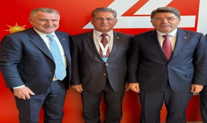 AK PARTİ MUĞLA İL BAŞKANI HALUK LAÇİN, KURULUŞ YILDÖNÜMÜNDE BAKANLARLA BİR ARAYA GELDİ