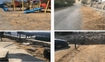 ÇOCUK PARKI TEHLİKE SAÇIYOR, YANGIN RİSKİ KAPIDA