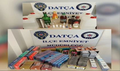 Datça’da Kaçak Alkol ve Sigara Operasyonu: İki Ayrı Noktada Yasa Dışı Ürünlere Darbe