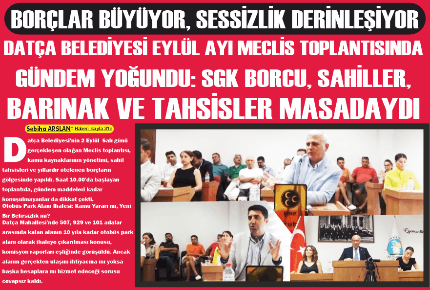 BORÇLAR BÜYÜYOR, SESSİZLİK DERİNLEŞİYOR